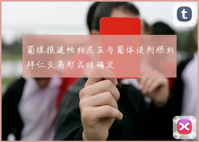 葡媒报道帕利尼亚与葡体谈判顺利拜仁交易形式待确定